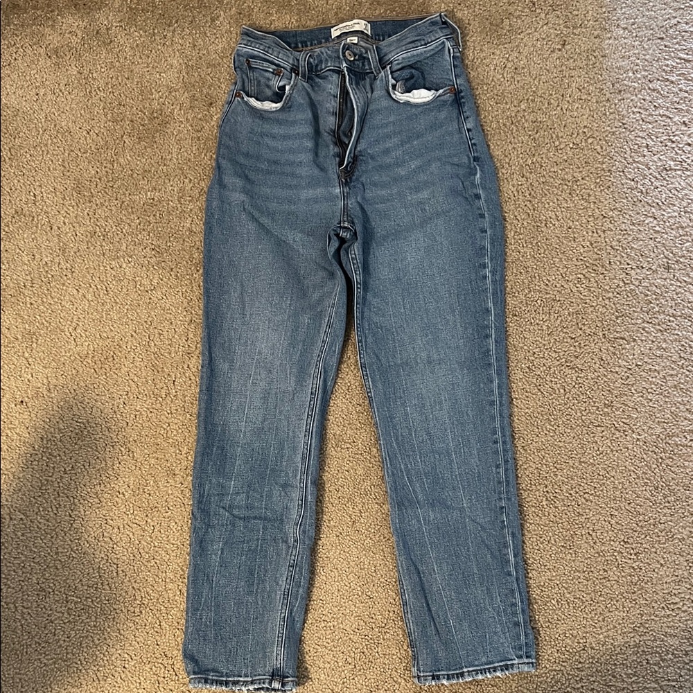 Abercrombie & Fitch Denim Cropped Jeans